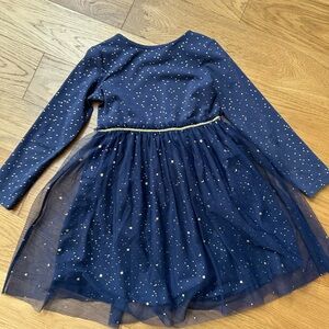 Hanna Andersson Midnight Blue Starry Dress